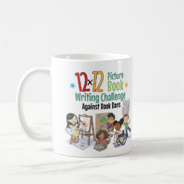 Caneca De Café 12 x 12 contra as proibições de livros