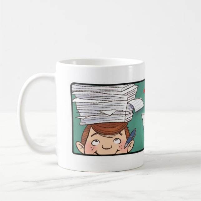 Caneca De Café 12 x 12 faixas Mug 1 (Esquerda)