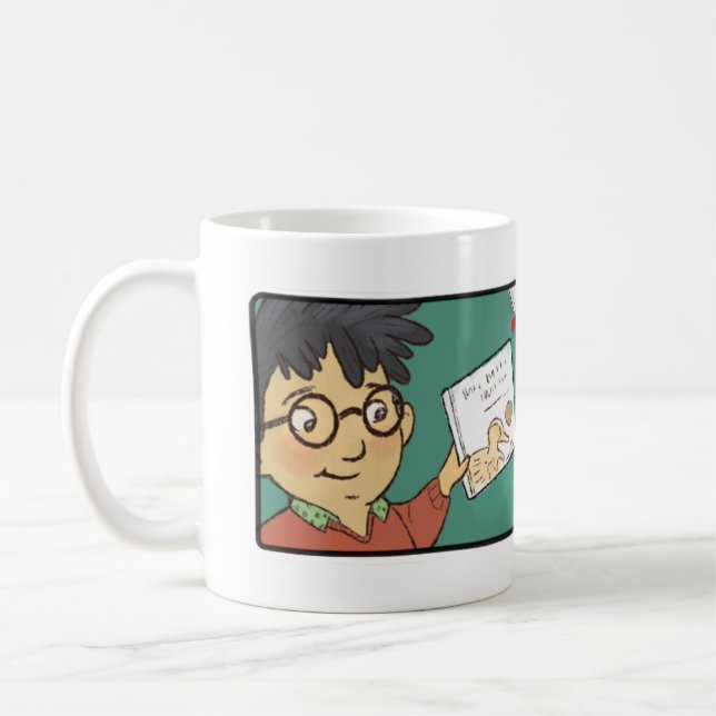 Caneca De Café 12 x 12 faixas Mug 4 (Esquerda)