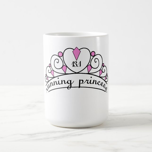 Caneca De Café 13,1 Princesa Running (rosa) (Centro)