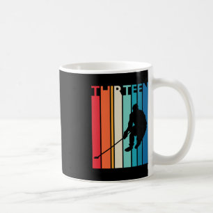 Caneca De Café 13 Aniversário Presente Treze Treze Anos de Hóquei