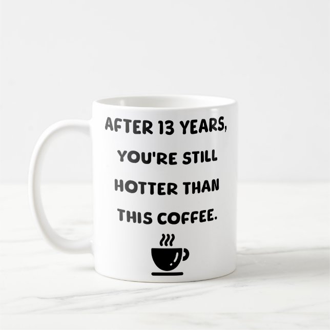 Caneca De Café 13 anos (Esquerda)