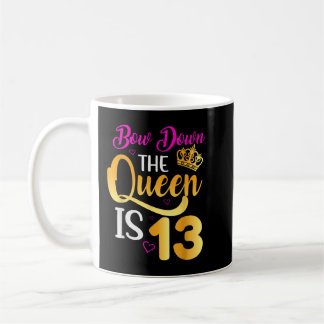 Caneca De Café 13 Birthday Girls 13 Anos Oficial Teenager Bir