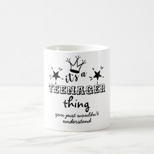 Caneca De Café 13 engraçada Aniversário É uma coisa de adolesc