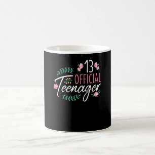 Caneca De Café 13 Presente de Aniversário Oficial das Meninas
