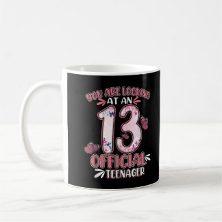 Caneca De Café 13th Birthday Gift 13 Year Old Official Teenager B
