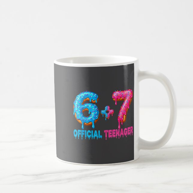 Caneca De Café 13th Birthday Teenager 6+7 67 Donalt Drip  (Direita)