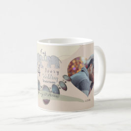 Caneca De Café 14 Wedding Anniversário Ivory 