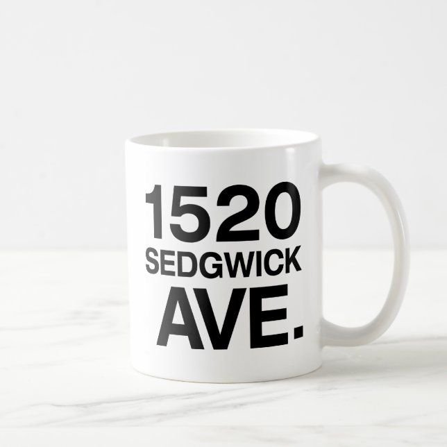 CANECA DE CAFÉ 1520 SEDGWICK AVE. (Direita)