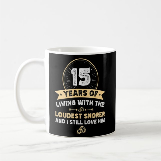 Caneca De Café 15 anos de casamento (Esquerda)