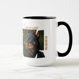 Caneca de Café 15 oz Amante de Cães Copa do Amor I