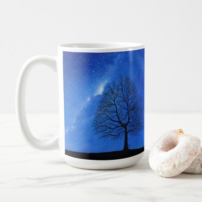 Caneca De Café 15 oz Mug - "The Heavens Declare" (Com Donut)