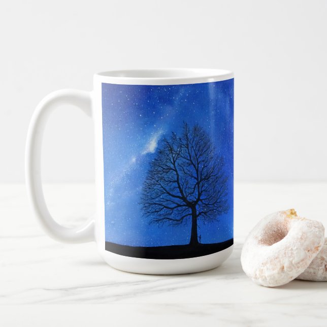 Caneca De Café 15 oz Mug - "The Heavens Declare" (Com Donut)