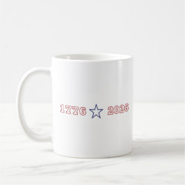 Caneca De Café 1776 2026 América 250 Anos Aniversário Patriótico 
