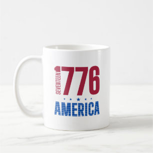 Caneca De Café 1776 América 250 anos liberdade histórica