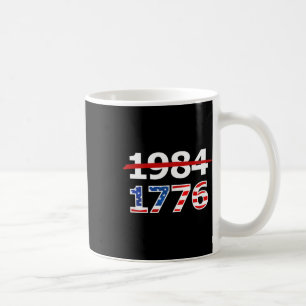 Caneca De Café 1776 American Patriot Design Company Resiste 1984