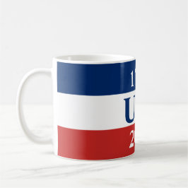 Caneca De Café 1776 USA 2026 Red White and Blue Patriotic