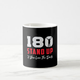 Caneca De Café 180 Darts Bullseye Dart Dartboard Arrow Engraçado