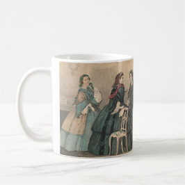 Caneca De Café 1858 Godey's Dresses Mugs