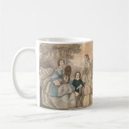 Caneca De Café 1858 Godey's Dresses Mugs