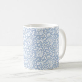 Caneca De Café 1860 - Placa de café azul pálida