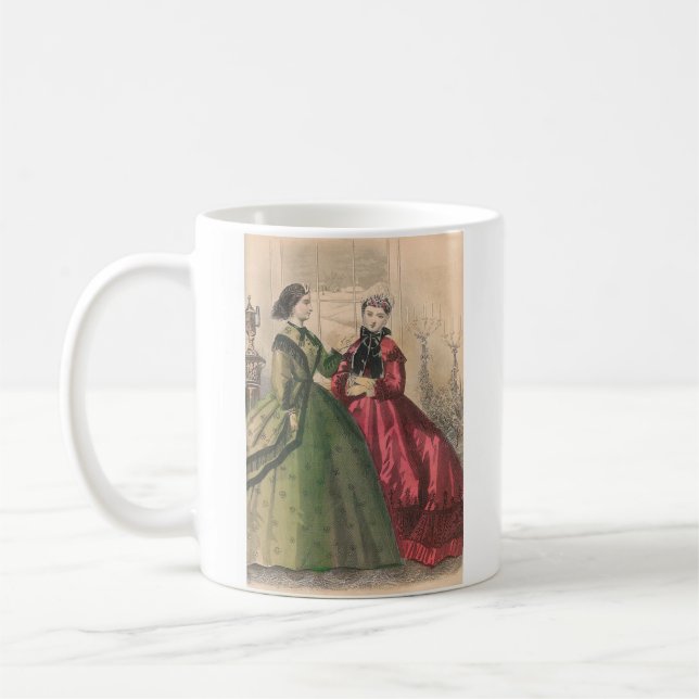 Caneca De Café 1864 Vestidos e chapéus de Peterson (Esquerda)