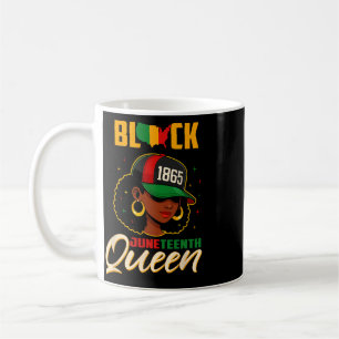 Caneca De Café 1865 Juneteenth Rainha Negra Mulheres Homens Junet