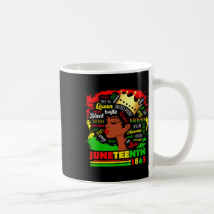 Caneca De Café 1865 O Orgulho Celebra as Negras Mulheres Africana