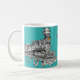 Caneca De Café 1880 Baldwin 2-8-0