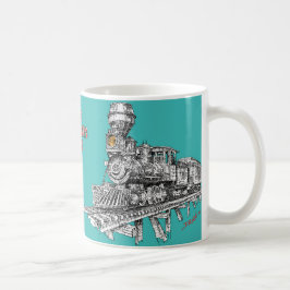 Caneca De Café 1880 Baldwin 2-8-0