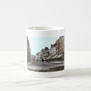Caneca De Café 1890's de Inglaterra Gloucester do vintage
