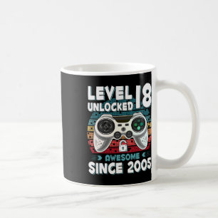 Caneca De Café 18 anos Bday Son Boy Gamer 18 anos