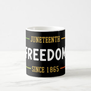 Caneca De Café 18 de junho de 1865 Celebrando a Liberdade Negra