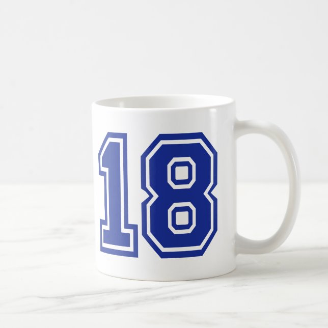 Caneca De Café 18 - dezoito (Direita)