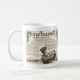 Caneca De Café 1916 Ad PINEHURST, NC Golf Tourist Destination