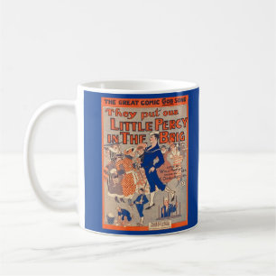 Caneca De Café 1919 Colocaram o nosso pequeno Porquinho na plataf