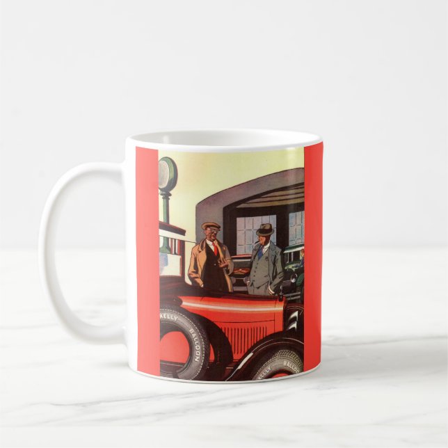 Caneca De Café 1920 Kelly Springfields, pneu e arte - outro (Esquerda)