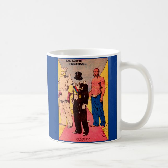 Caneca De Café 1934 Dra. Zarkov - papel doll Flash Gordon (Direita)