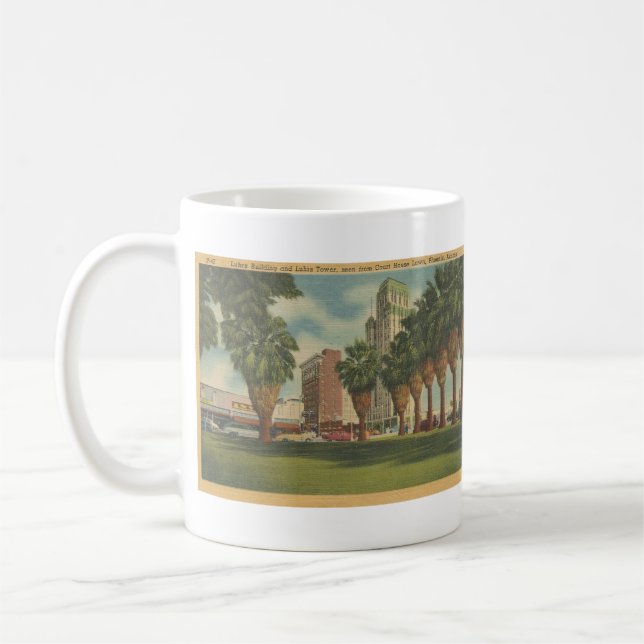 Caneca De Café 1951 Luhrs Building & Tower, Phoenix, AZ (Esquerda)