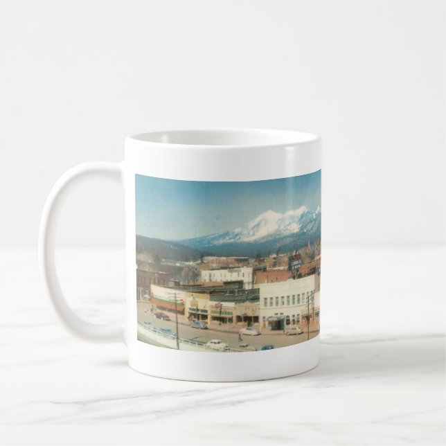 Caneca De Café 1952 Flagstaff AZ Street Scene (Esquerda)