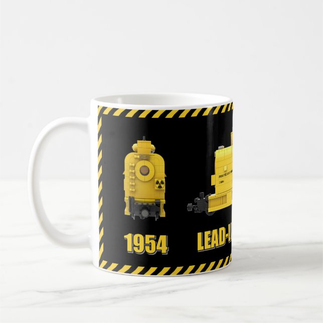 Caneca De Café 1954 Lead-Lined Diesel Train Coffee Mug (Esquerda)