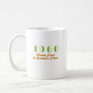 Caneca De Café 1960 Top Música, Tema De Um Lugar de Verão