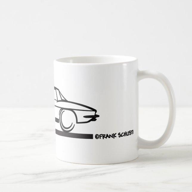Caneca De Café 1965 Corvette Stingray Hardware BLK (Direita)
