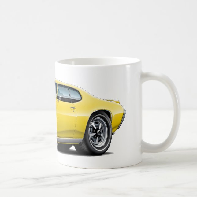 Caneca De Café 1968-69 carro amarelo de GTO (Direita)