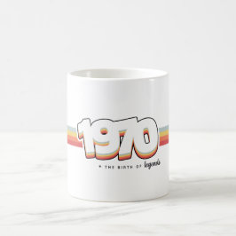 Caneca De Café 1970 Nascimento de lendas