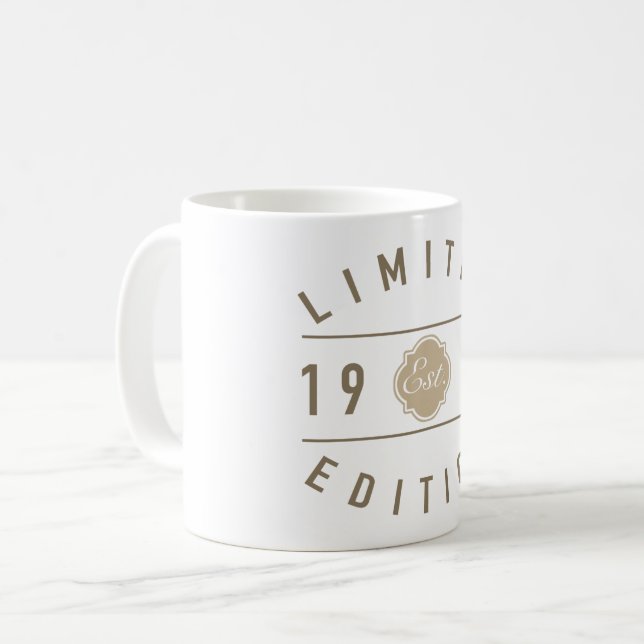 Caneca De Café 1971 50th Birthday Limited Edition (Frente Esquerda)