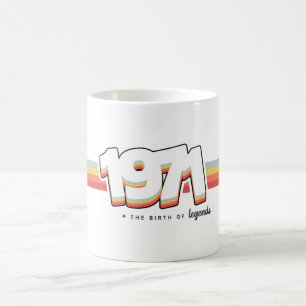 Caneca De Café 1971 Nascimento de lendas