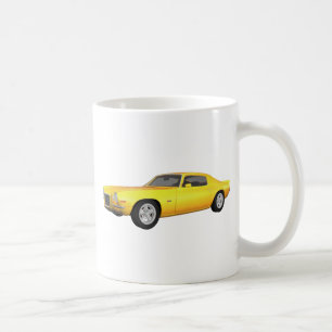 Caneca De Café 1972 Camaro Z28: Carro Muscular: Término Amarelo: