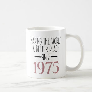 Caneca De Café 1975 Aniversário 50 anos Mulheres presentes Café