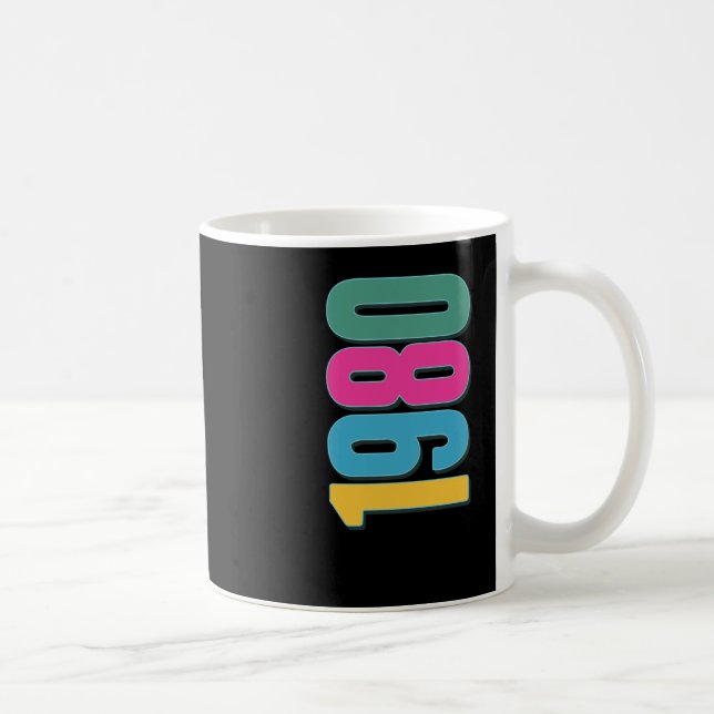 Caneca De Café 1980 A melhor década (Direita)